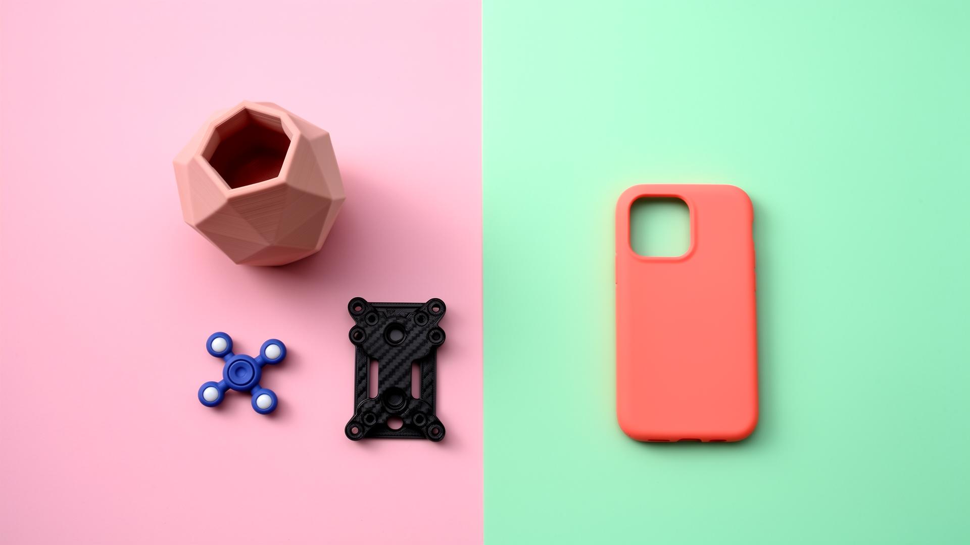 Selection of 3D printed objects